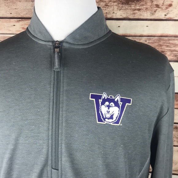 Washington Huskies Lightweight Pullover Jacket - Picture 2 of 7